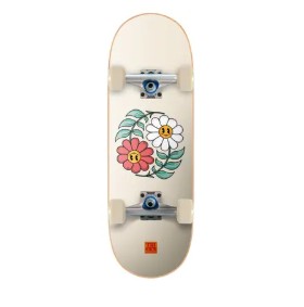 Soft Top Yin Yang Flowers Skateboard Completo