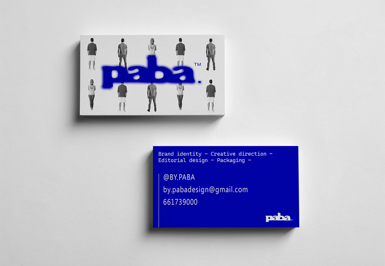 Tarjeta de presentación Paba